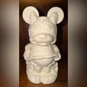 Disney 1947 Vintage Turnabout 2 Sided Mickey & Minnie Mouse Cookie Jar